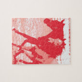 Jahr des chinesischen Pferdes Puzzle (Horizontal)