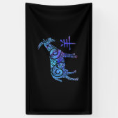 Jahr des chinesischen Zodiaks Banner (Vertikal)