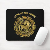 Jahr des chinesischen Zodiaks-Chinesisches Neujahr Mousepad (Mit Mouse)