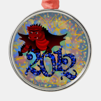 Jahr des Drachen, 2012 Silbernes Ornament