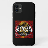 Jahr des Drachen 2024 Case-Mate iPhone Hülle (Rückseite)