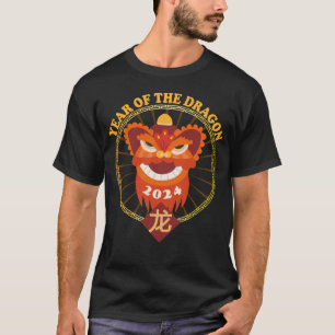 Jahr des Drachen 2024 Chinesisch Zodiac Lunar New  T-Shirt