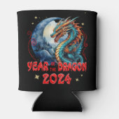 Jahr des Drachen 2024, chinesischer Neujahrsdrache Dosenkühler (Rückseite)