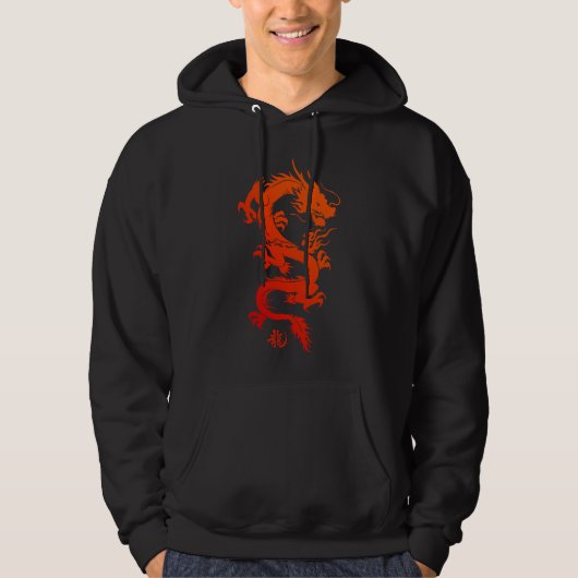 Jahr des Drachen 2024 Chinesisches Mondjahr 2024 Hoodie (Vorderseite)
