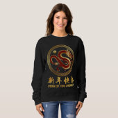 Jahr des Drachen 2024 Chinesisches Neujahr 2024 Sweatshirt (Vorne ganz)