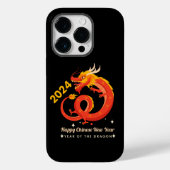 Jahr des Drachen 2024 Chinesisches Neujahr Case-Mate iPhone Hülle (Rückseite)