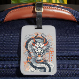 Jahr des Drachen 2024 Gepäckanhänger