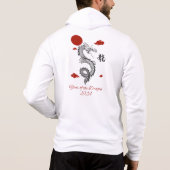 Jahr des Drachen 2024 Hoodie (Rückseite)