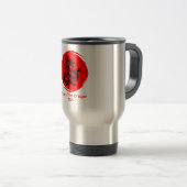 Jahr des Drachen 2024 in Rotem Mond Reisebecher (VorderseiteRechts)