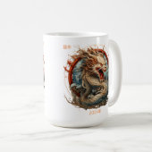 Jahr des Drachen 2024 Kaffeetasse (VorderseiteRechts)