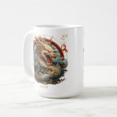 Jahr des Drachen 2024 Kaffeetasse (Vorderseite Links)