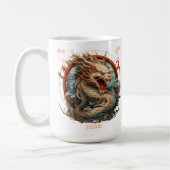 Jahr des Drachen 2024 Kaffeetasse (Links)