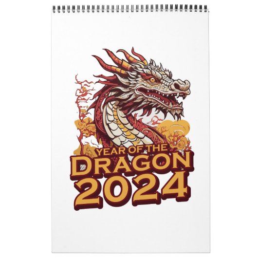 Jahr des Drachen 2024 Kalender (Titelbild)