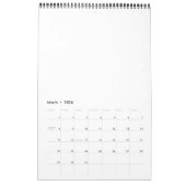 Jahr des Drachen 2024 Kalender (Mär 2026)