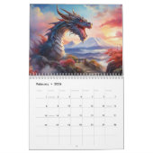 Jahr des Drachen 2024 Kalender (Feb 2026)