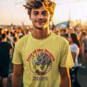 Jahr des Drachen 2024 Mondzeichen T-Shirt