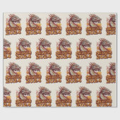 Jahr des Drachen 2024 Packpapiere, Dragon Geschenkpapier (Flach)