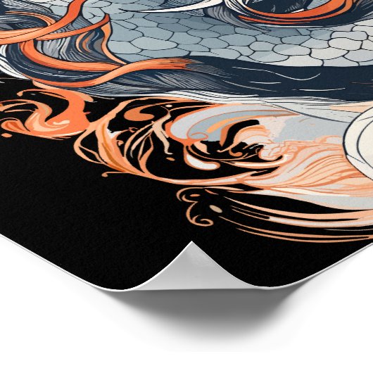 Jahr des Drachen 2024 Poster (Ecke)