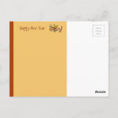 Jahr des Drachen 2024 Postkarte (Rückseite)