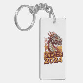 Jahr des Drachen 2024 Schlüsselanhänger (Vorderseite links)