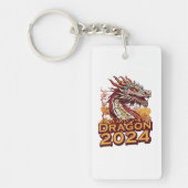 Jahr des Drachen 2024 Schlüsselanhänger (Vorderseite)