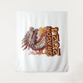 Jahr des Drachen 2024 Wandteppich (Vorderseite)