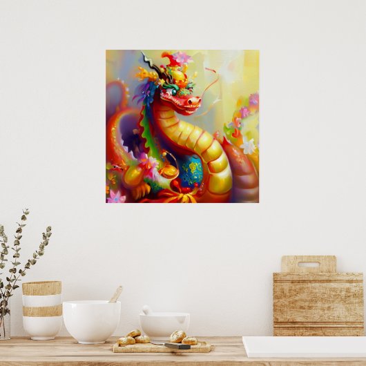 Jahr des Drachen 5 Poster (Küche)