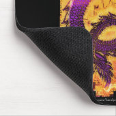 Jahr des Drachen, Asiat, Chinese, mythischer Mousepad (Ecke)