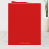 Jahr des Drachen - Chinesische Neujahrskarte Karte (Rückseite)