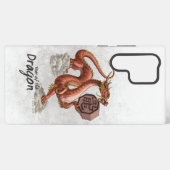 Jahr des Drachen Chinesische Zodiakkunst Samsung Galaxy Hülle (Rückseite (Horizontal))