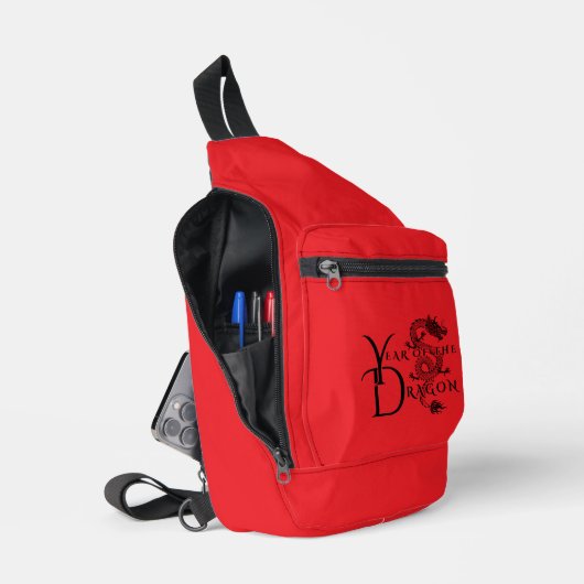 Jahr des Drachen Crossbody Bag (Offen)