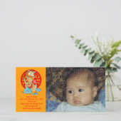 Jahr des Drachen Feiertagskarte (Stehend Vorderseite)