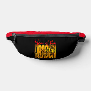 Jahr des Drachen Gold Rot Bauchtasche