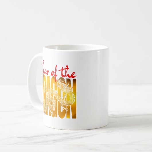 Jahr des Drachen Kaffeetasse (Vorderseite Links)