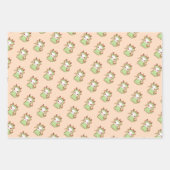 Jahr des Drachen Kawaii Mochi Niedlich Kawaii Geschenkpapier Set (Vorderseite)