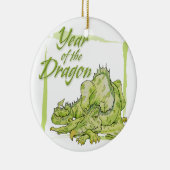Jahr des Drachen Keramik Ornament (Rechts)