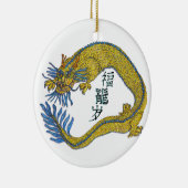 Jahr des Drachen Keramikornament (Rechts)