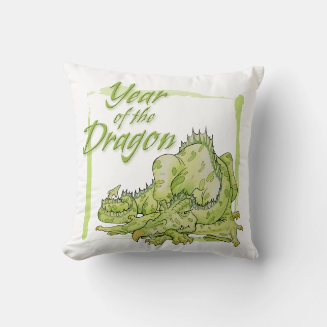 Jahr des Drachen Kissen (Vorderseite)