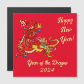 Jahr des Drachen Magnetkarte (Vorne/Hinten)