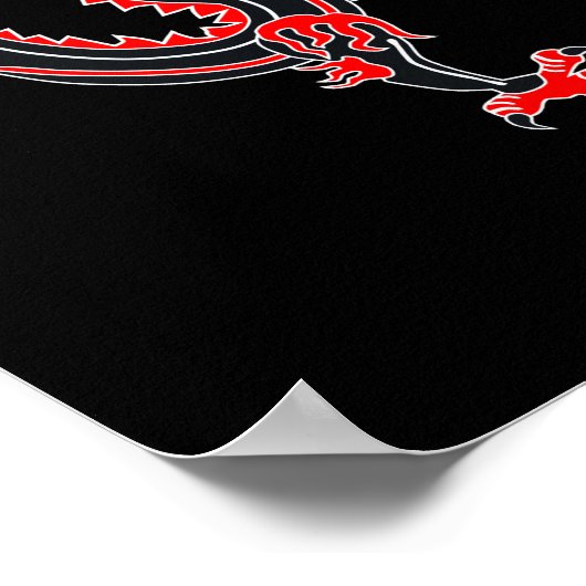 Jahr des Drachen Poster (Ecke)