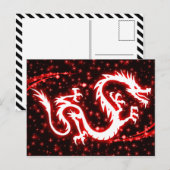 Jahr des Drachen: starshine Feiertagspostkarte (Vorne/Hinten)