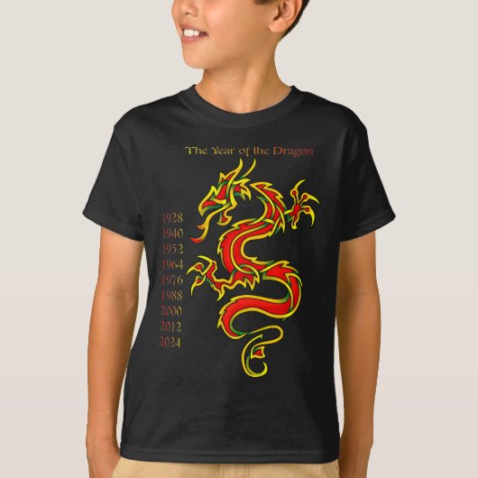 Jahr des Drachen T-Shirt (Vorderseite)