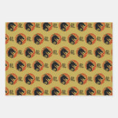 Jahr des Drachendesigns Geschenkpapier Set (Vorderseite 3)
