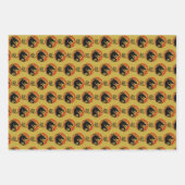 Jahr des Drachendesigns Geschenkpapier Set (Vorderseite)