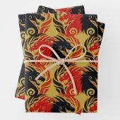 Jahr des Drachendesigns Geschenkpapier Set (Beispiel)