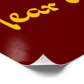 Jahr des Drachengolds Poster (Ecke)