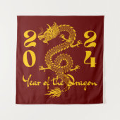Jahr des Drachengolds Wandteppich (Vorderseite)