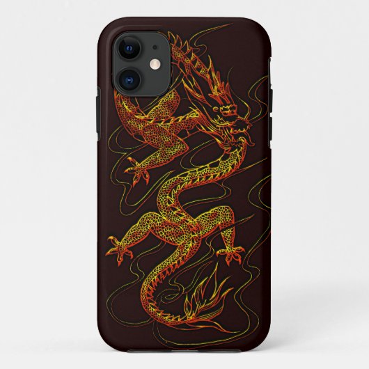 Jahr des Dragon Asian Dragon Designs Case-Mate iPhone Hülle (Rückseite)