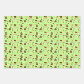 Jahr des Dragon Chinese Liebites Music Luck Geschenkpapier Set (Vorderseite)