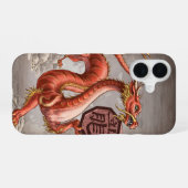 Jahr des Dragon Chinesisch Zodiac Art iPhone Fall 16 Hülle (Rückseite (Horizontal))